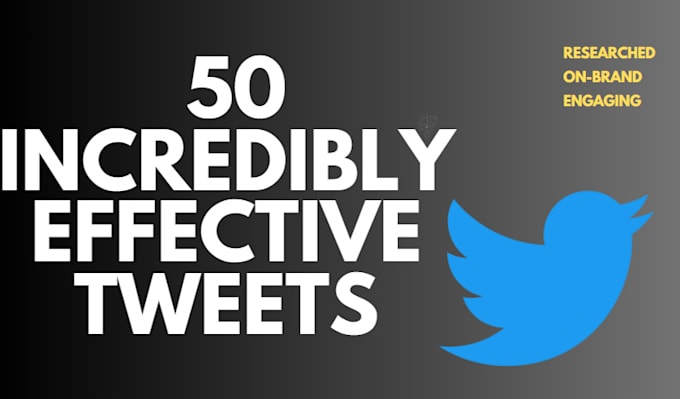 Write 50 Engaging Tweets For Your Twitter Marketing Brand By Jefpery Write 50 Engaging Tweets For Your Twitter Marketing Brand By Jefpery