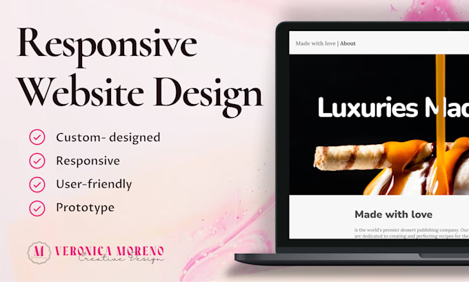 Create a responsive website design by Vernicamorenovi | Fiverr