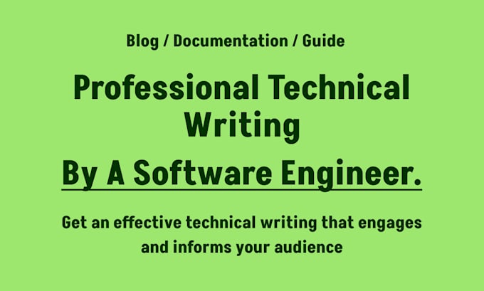 write technical blogs for your audience