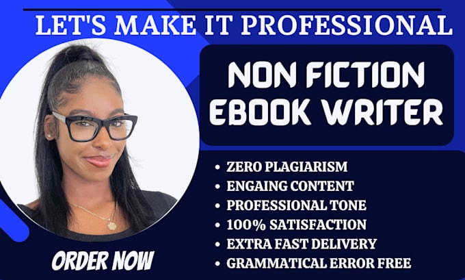 Hot Deals! I will be selfhelp ebook writer ebook ghostwriter ghost book writer fiction ghostwriter  for $40