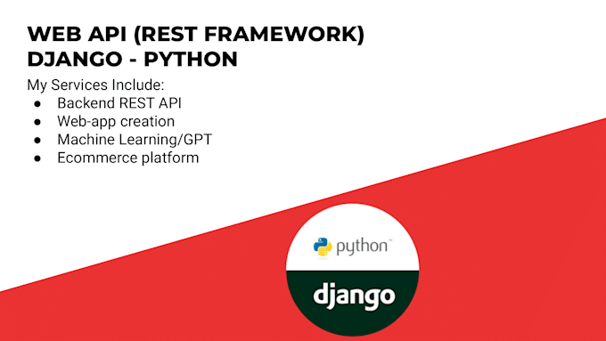 Develop a web app with django rest framework by Nateshelhart | Fiverr