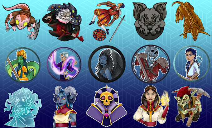 Create a custom game token by Cailynnriches | Fiverr