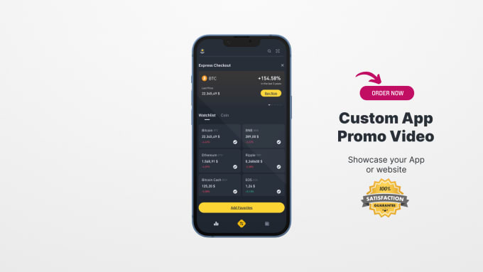 make you custom app promo video