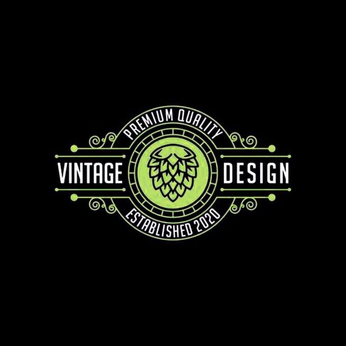 create an amazing retro vintage, badge logo