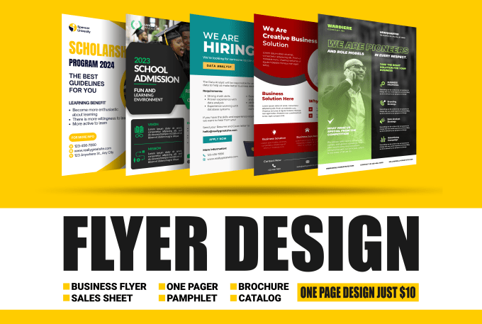 Design Brochure, Flyer, Poster, Pamphlet, Leaflet, Postcard