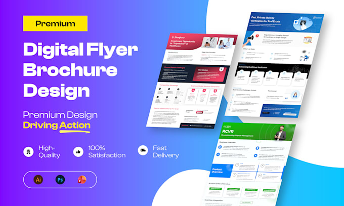 design a flyer, postcard, brochure or poster graphic
