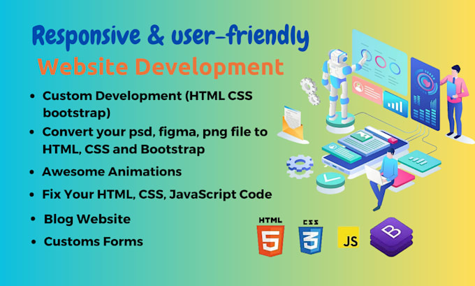 Create responsive websites html css tailwind javascript by Sourav_3214 ...