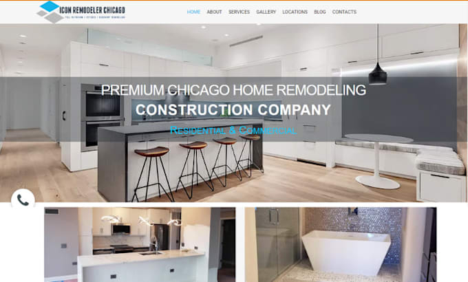design construction website interior design remodeling website