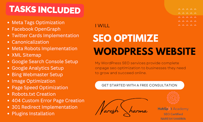 seo optimize wordpress website