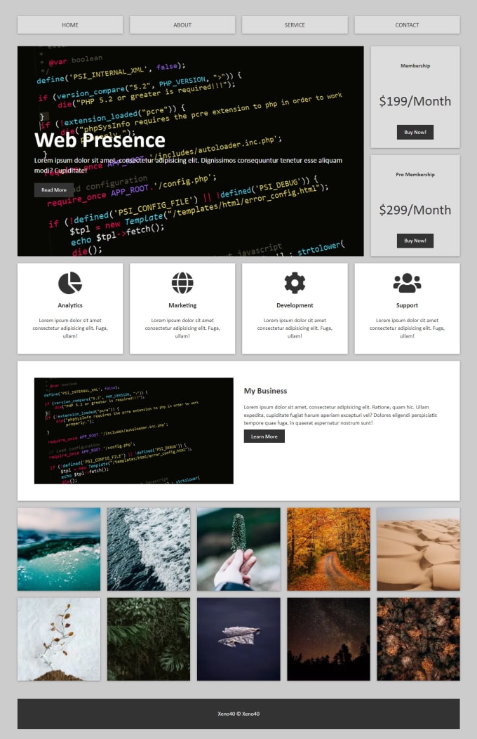 Do html css bootstrap javascript code by Mbimoad19 | Fiverr