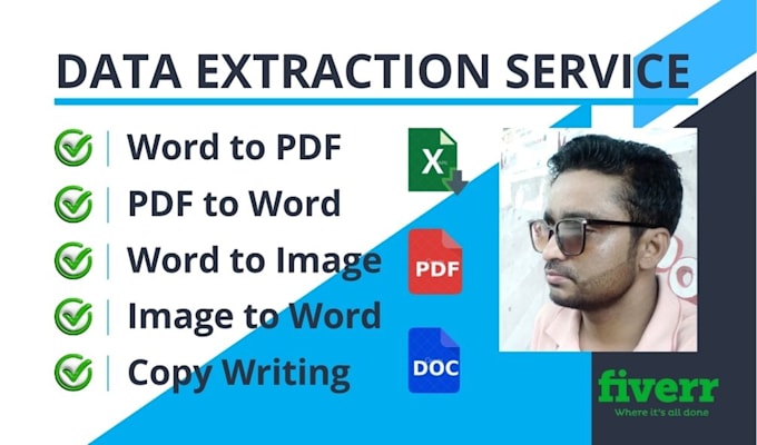 do fasted data extraction from PDF image to word