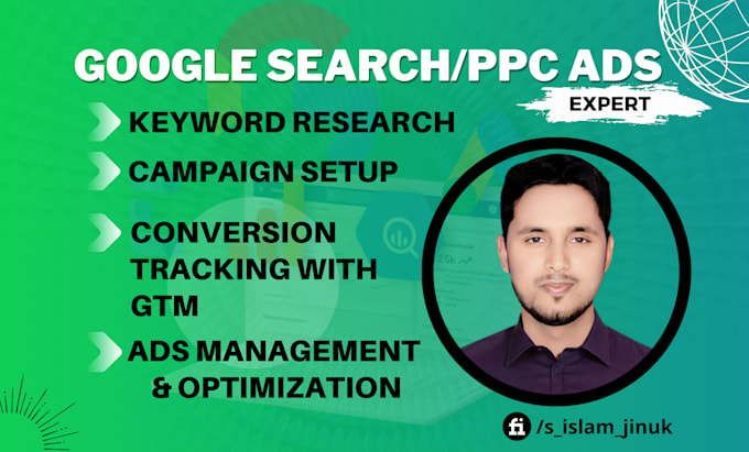 create google search ads, and setup conversion tracking with GTM, ads strategy