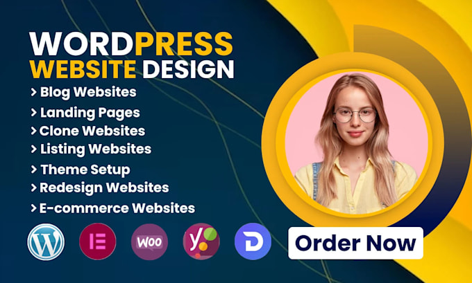 create a modern wordpress website design and development