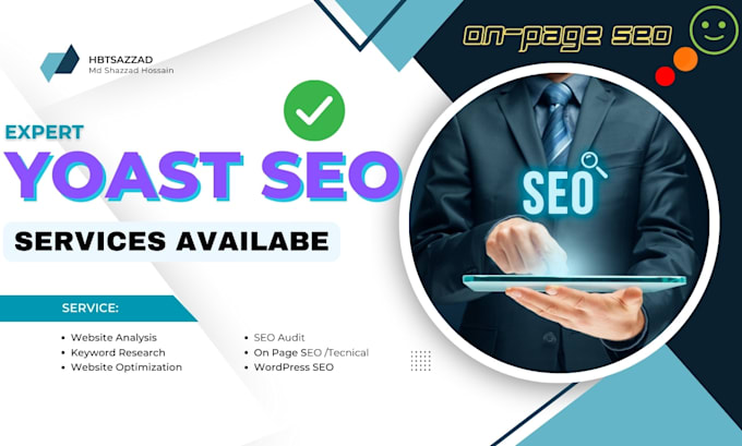 Expert yoast on page seo service for improved website by Hbtsazzad | Fiverr