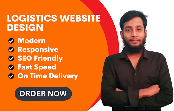 create logistics website, trucking, dispatch, transport, moving
