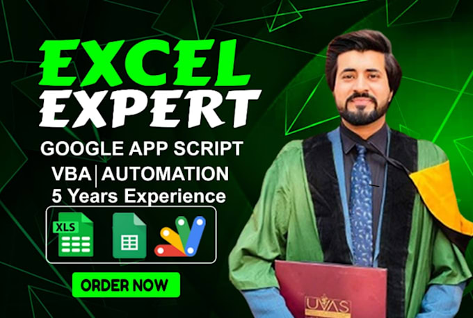 Automate excel spreadsheet or google sheets with vba, macros, apps ...