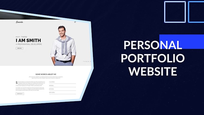 Design and create personal portfolio websites by Malyknoor | Fiverr