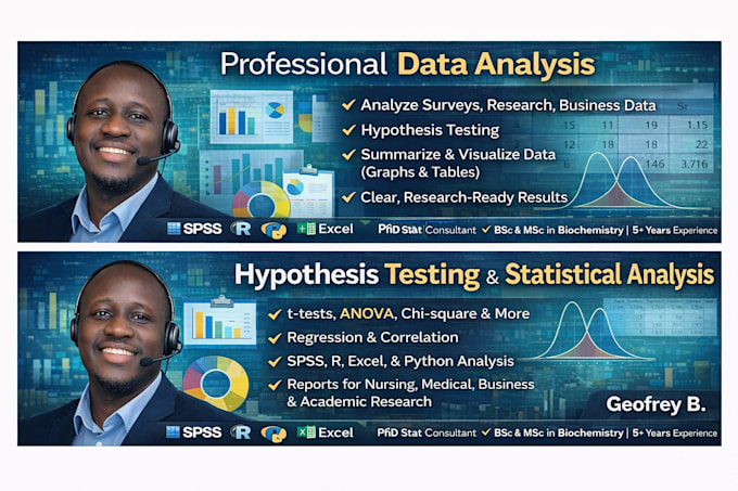 analyze data, test hypotheses, and interpret results