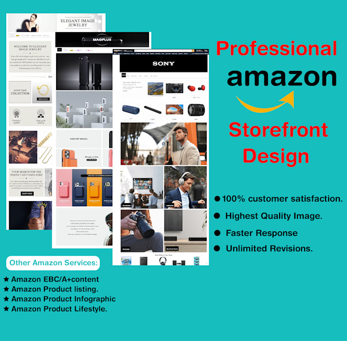 Create Your Amazon Storefront Design Amazon Brand Store By Create Your Amazon Storefront Design Amazon Brand Store By