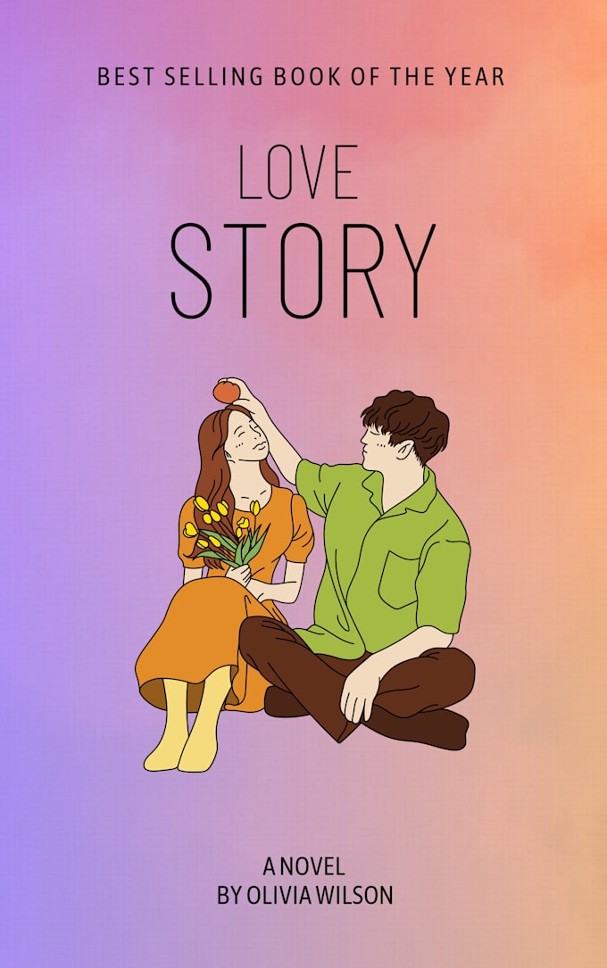 design unique book cover design for thrillers, romance, and more