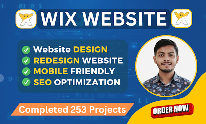 build wix website or redesign wix website wix landing page wix studio website