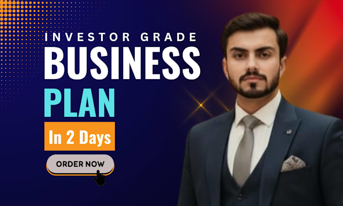 write and design a complete business plan with pitch deck
