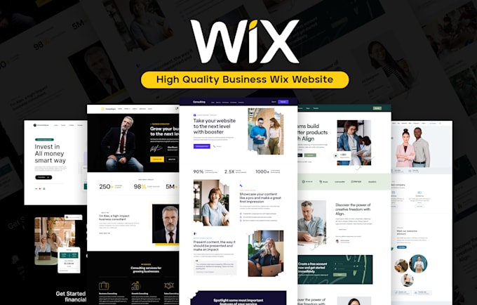 Build wix consulting website build wix coaching website by Geshank