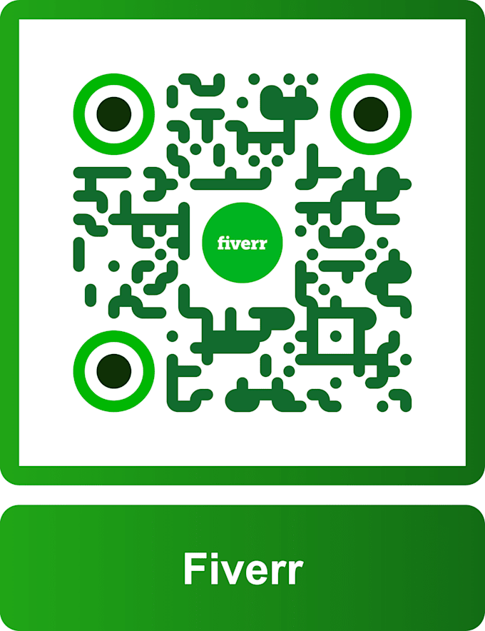 Creat a professional qr code design with your logo by Ali9_mostafa | Fiverr
