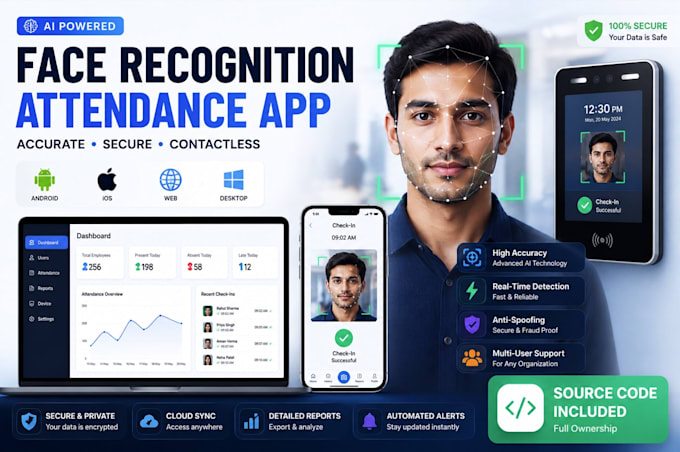 do face recognition or face detection attendance app