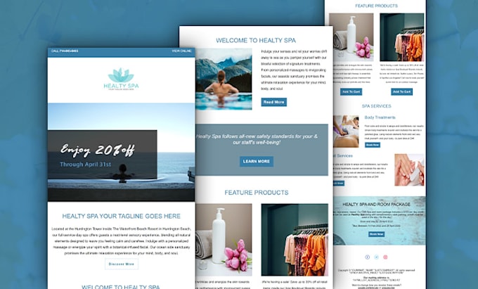 Build klaviyo email template mailchimp newsletter template by Web anis