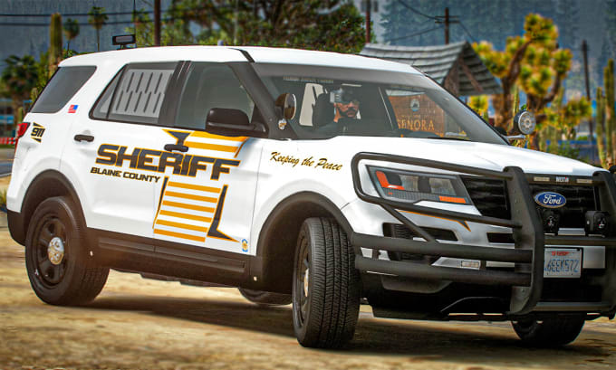 design livery of police, ems, cars of fivem, gta v