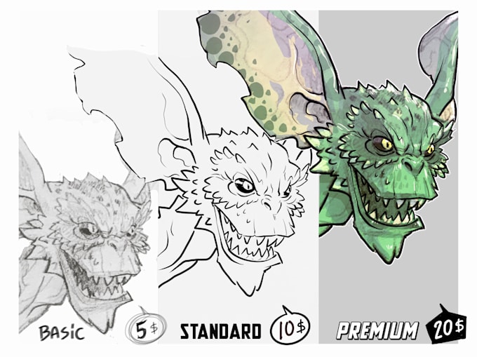 draw your monsters, aliens and creatures