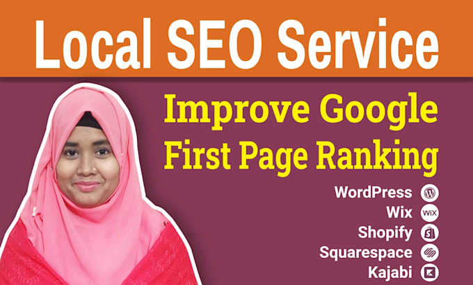 Provide google ranking local seo optimization service for website by ...