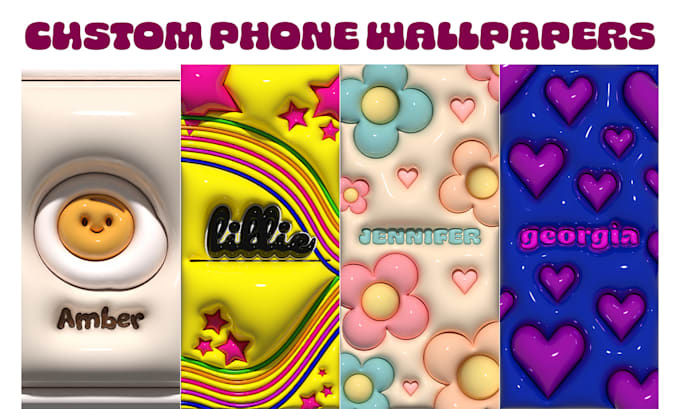 Make custom mobile wallpapers by Tuana_kaya | Fiverr