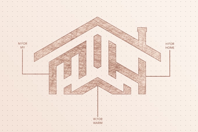 do modern and minimalist custom logo