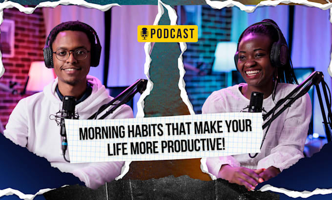 Make an amazing podcast thumbnail by Strategysage | Fiverr