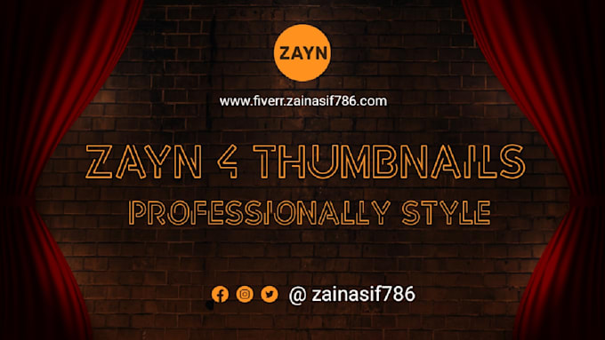 Make a professional attractive thumbnail for youtube by Zainasif786 ...