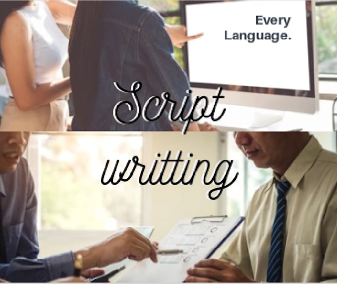 create scripts for all types of content all languages