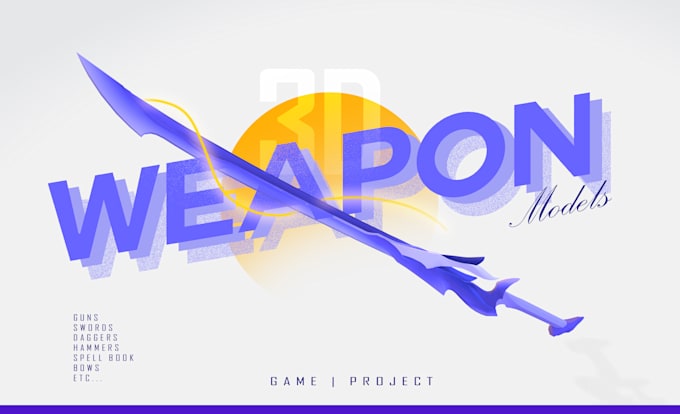 model weapons for your project