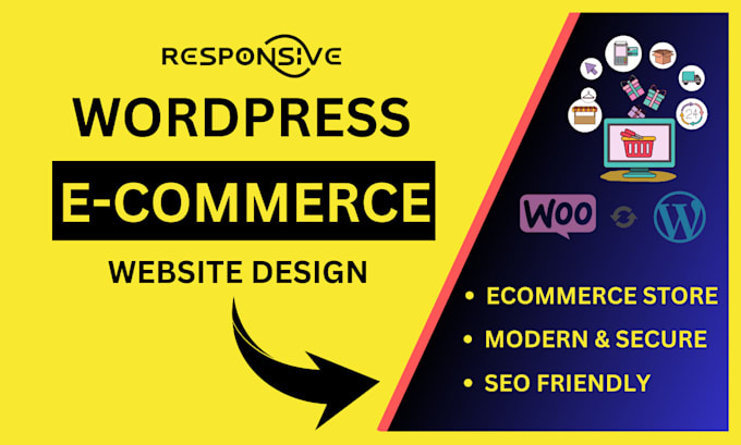 create wordpress ecommerce website or ecommerce store