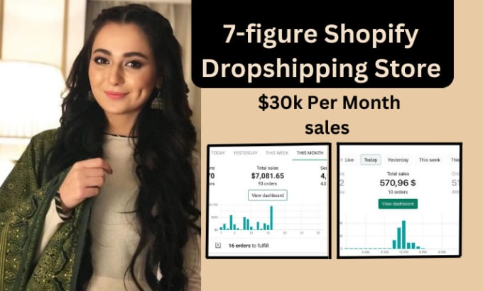 I will build an automated shopify dropshipping store or shopify website