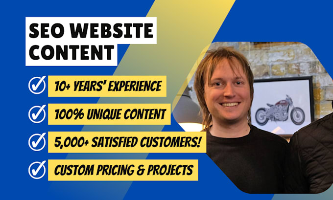 create engaging SEO website content and landing page copy