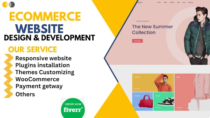 Design and develop online ecommerce website by Mrbasit47 | Fiverr