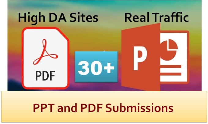 create manual 30 plus ppt and pdf submissions to top document sharing sites
