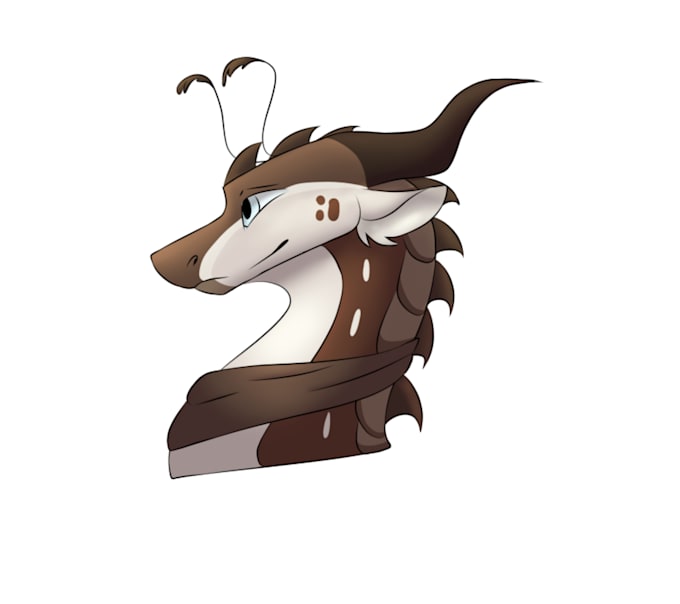 Draw furry headshot commission by Willowthedragon | Fiverr