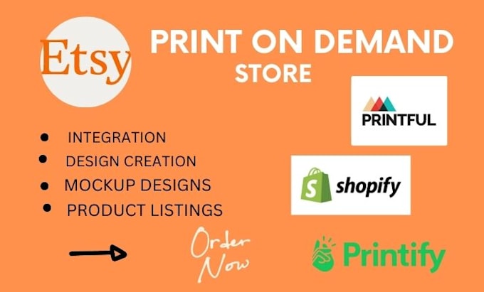 do etsy print on demand with printify or printful