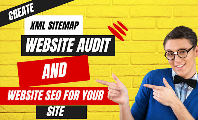 create XML sitemap, website audit and website SEO for your site