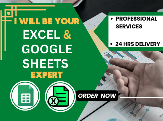 do advance excel work, assignments, google sheets, and financial statements