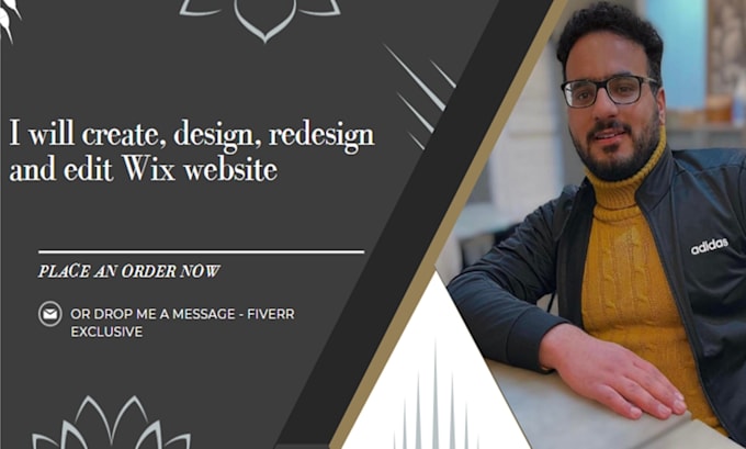 create, design, redesign and edit wix website