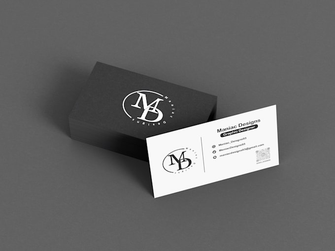 Do a professional business card design by Maniac_designs Fiverr